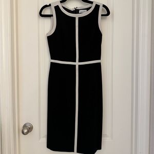 Calvin Klein Black and White Dress